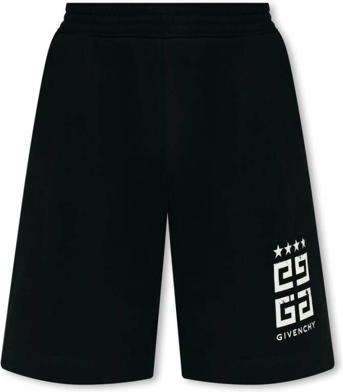 Givenchy Shorts met logo Black Heren