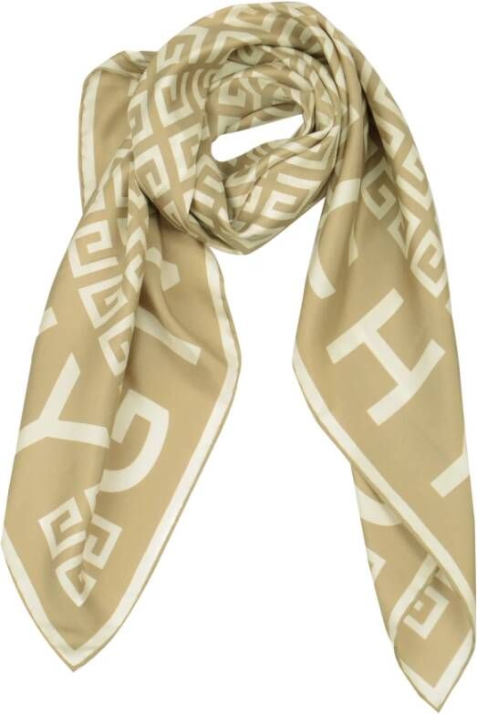 Givenchy Silky Scarves Beige Dames