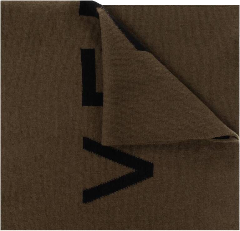 Givenchy Sjaal met logo Groen Heren