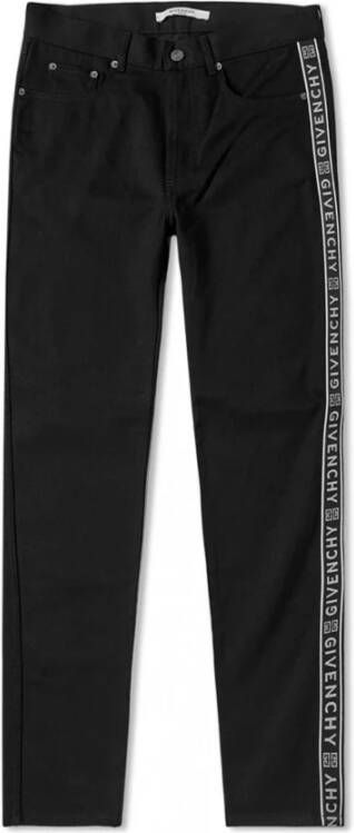 Givenchy Zwarte Denim Slim Stretch Jeans Black Heren