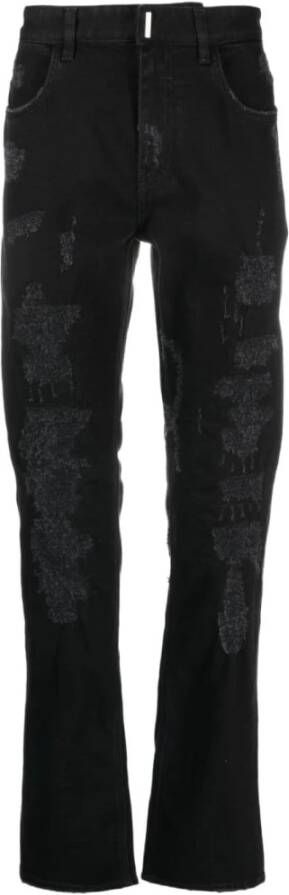 Givenchy Slim-Fit Zwarte Jeans Aw23 Zwart Heren