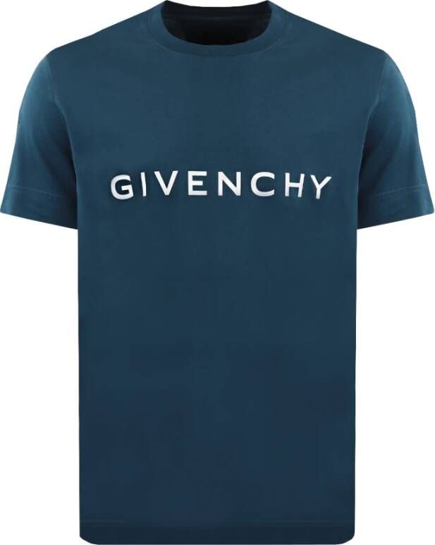 Givenchy Stijlvol Heren T-Shirt Blauw Heren