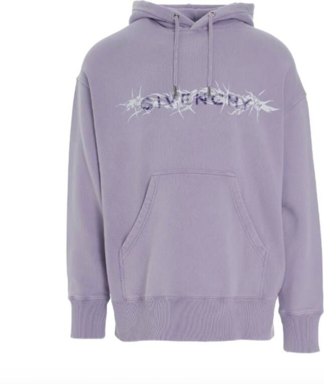 Givenchy Stijlvolle Logo Hoodie voor Heren Roze Heren