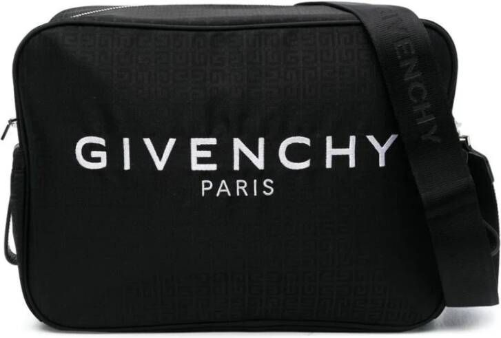Givenchy Stijlvolle Verzorgingstas met Logo Print en Schouderband Zwart Dames