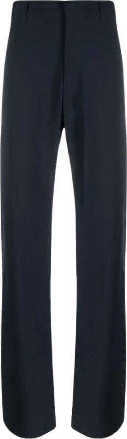Givenchy Straight Trousers Blauw Heren