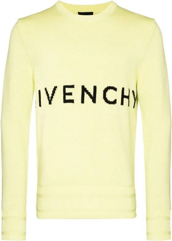 Givenchy Sweaters Geel Heren