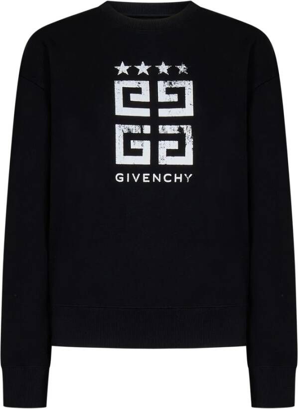 Givenchy Zwart 4G Stars Sweatshirt Zwart Dames