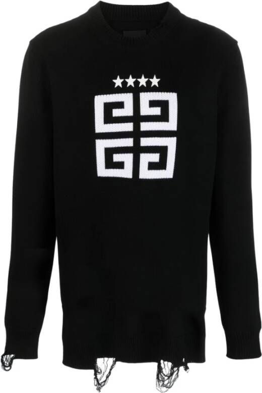Givenchy Zwarte Sweaters Black Heren