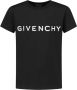 Givenchy Kids T-shirt met logoprint Zwart - Thumbnail 1