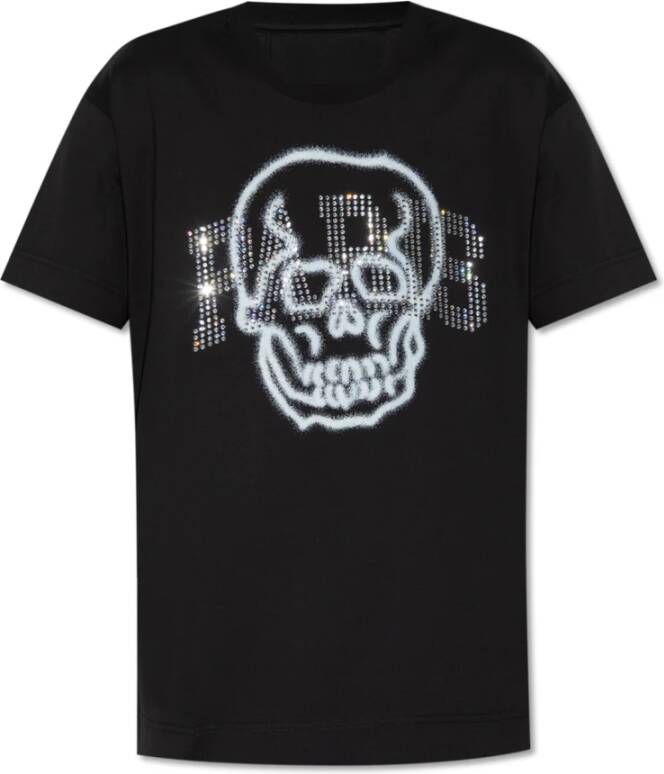 Givenchy T-shirt met logo Zwart Heren