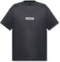 Givenchy Zwarte Katoenen T-shirt met Logo Print Black Heren - Thumbnail 1