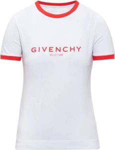 Givenchy T-shirt with logo Wit Dames