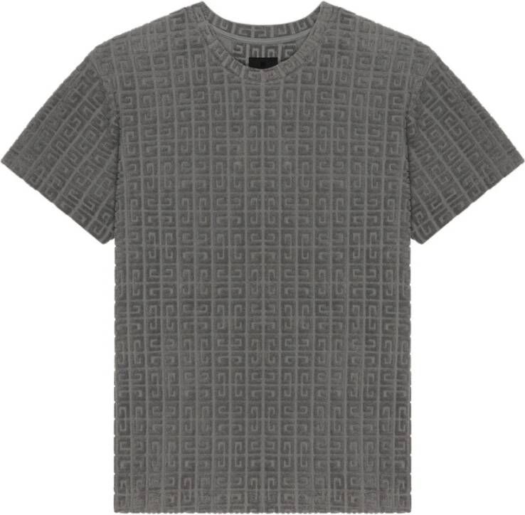 Givenchy Iconisch Logo Print Heren T-Shirt Grijs Heren