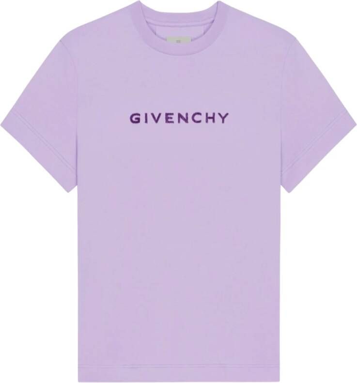 Givenchy T-shirts en Polos Paars Purple Dames