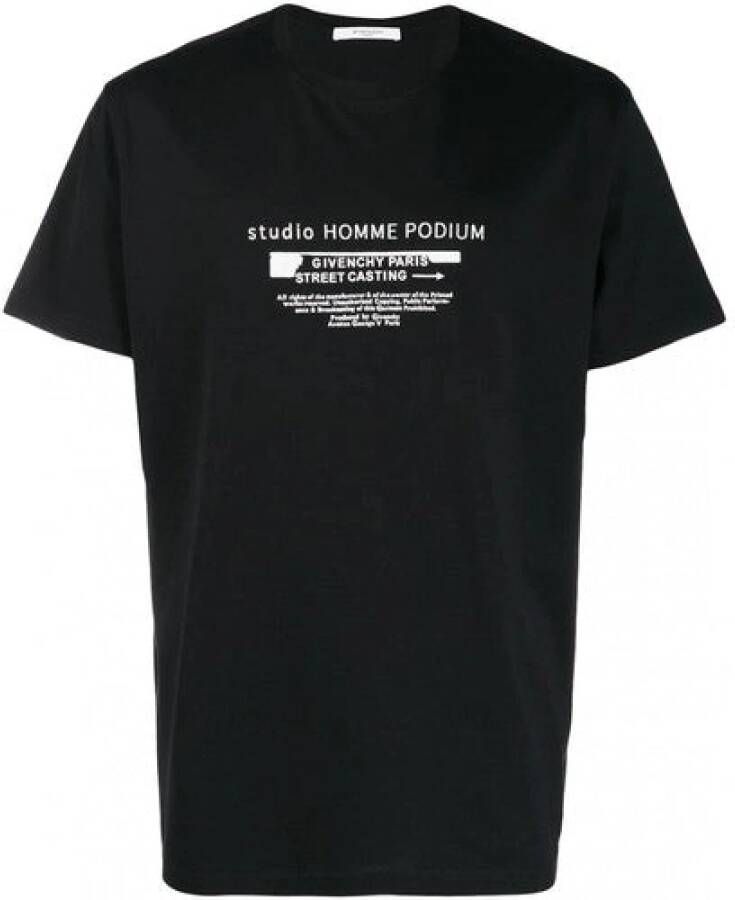 Givenchy T-shirts Zwart Heren