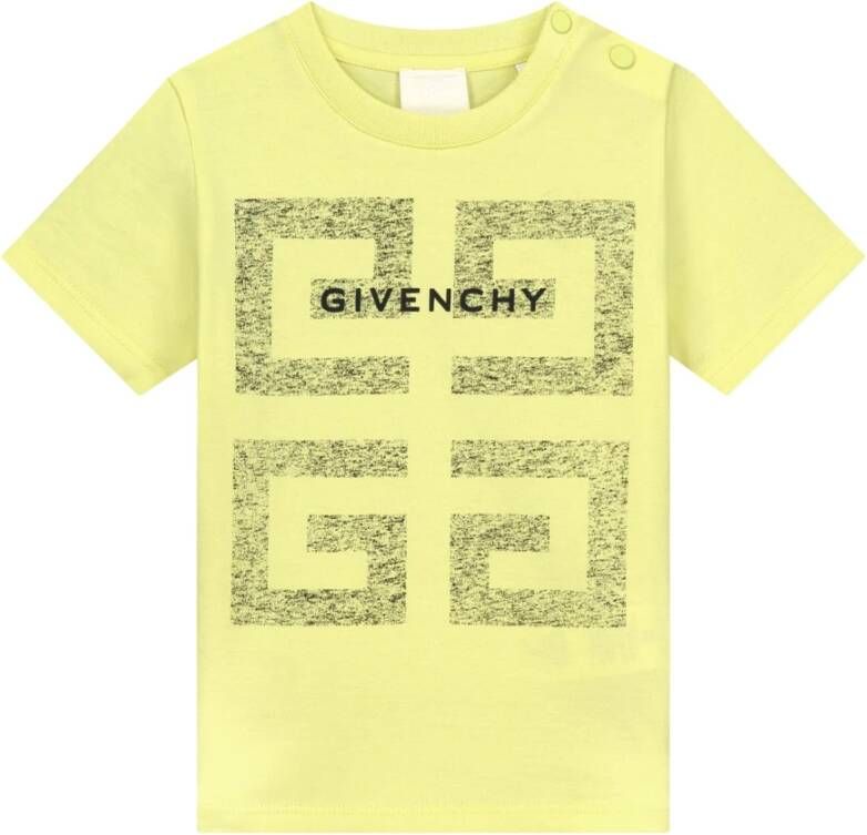 Givenchy Kids T-shirt met logoprint Geel - Foto 2