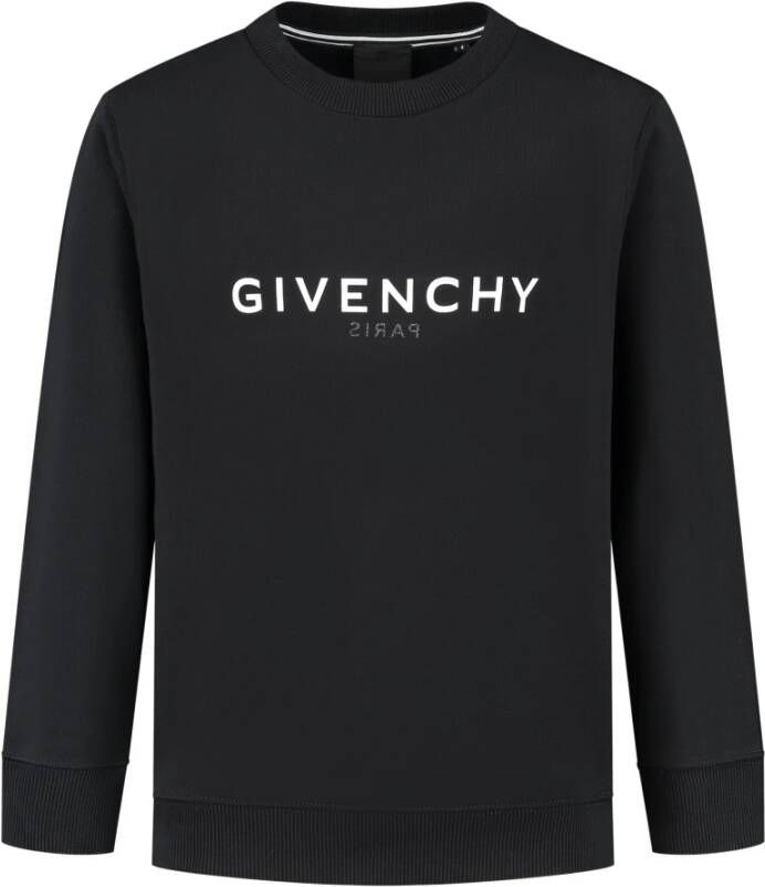Givenchy Kids Sweater met logoprint Zwart