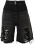 Givenchy Versleten denim shorts Zwart Dames - Thumbnail 1