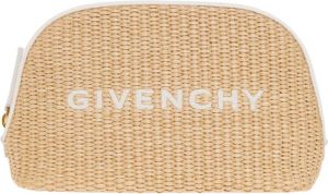 Givenchy Wash bag with logo Beige Dames