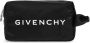 Givenchy G-Zip Nylon Pouch met 4G Rits Black Heren - Thumbnail 1