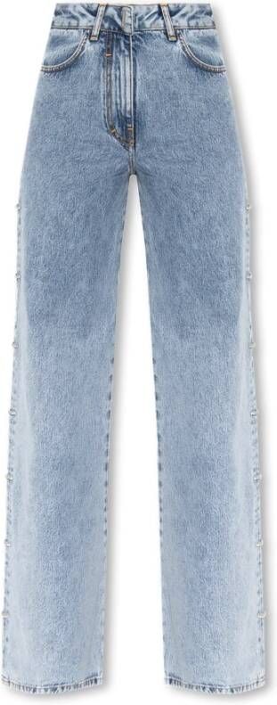 Givenchy Wijde pijp jeans Blauw Dames