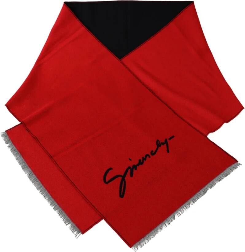 Givenchy Winter Scarves Rood Dames