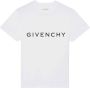 Givenchy Wit Slim Fit T-Shirt White Heren - Thumbnail 1