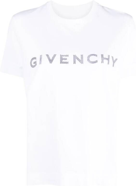 Givenchy Witte Aw23 Dames T-shirt Stijlvol en Comfortabel White Dames