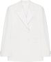 Givenchy Witte Wollen Jas met Oversized Pasvorm White Dames - Thumbnail 1