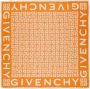 Givenchy Zijden Vierkante Sjaal 4G Orange Dames - Thumbnail 1
