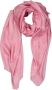 Givenchy Zijden Sjaal met Fringe Rand Pink Dames - Thumbnail 1