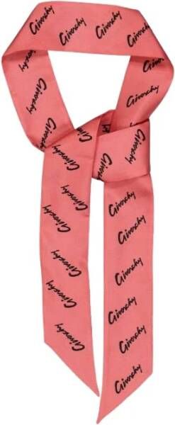 Givenchy Zijdeachtige sjaals Roze Dames