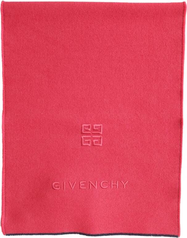 Givenchy Zijden Sjaals Luxueus en Verfijnd Rood Heren