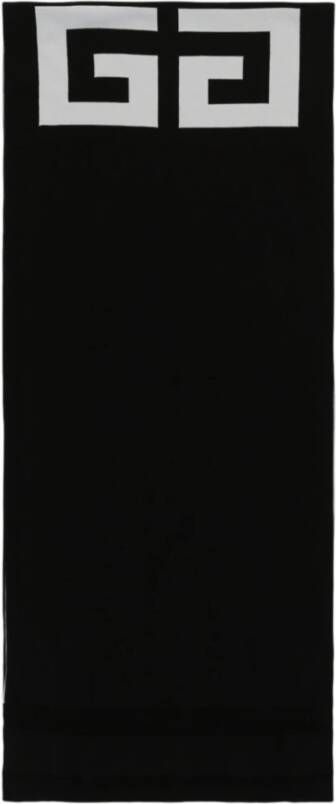 Givenchy Zwart 4G Logo Sjaal Zwart Heren