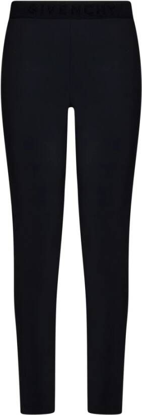 Givenchy Zwarte aansluitende leggings met kenmerkend detail Zwart Dames