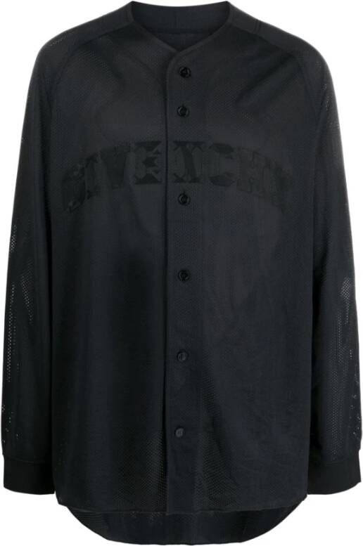 Givenchy Zwarte Aw23 Herenshirt Zwart Heren