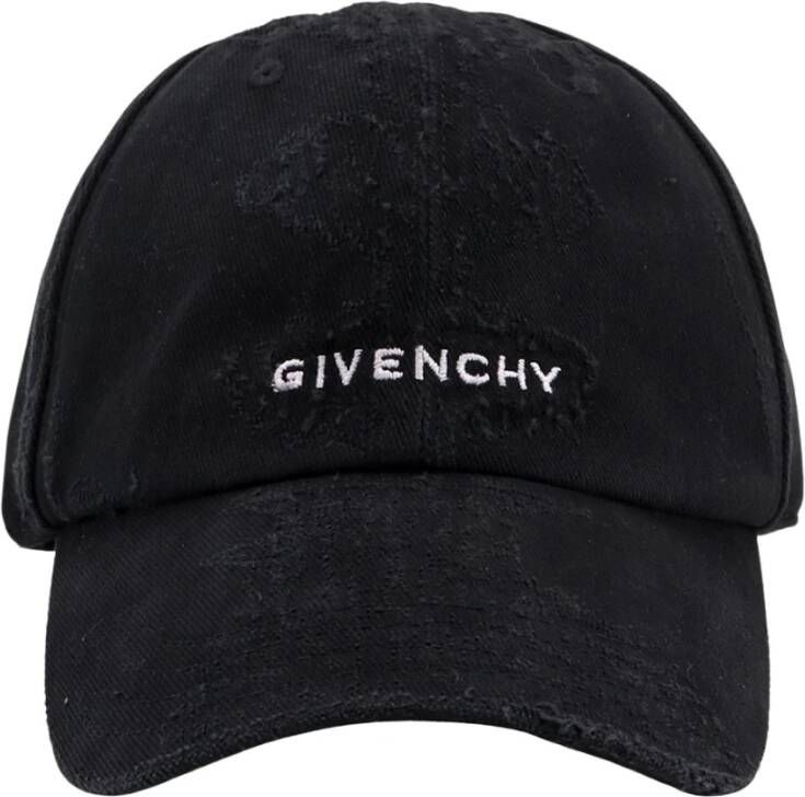 Givenchy Zwarte Aw23 Verstelbare Herenpet met 4G Borduursel Zwart Heren