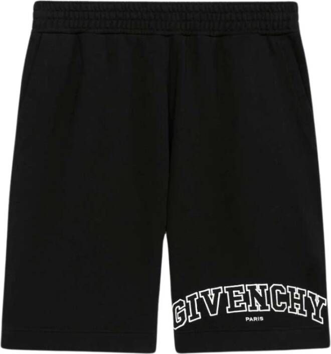 Givenchy Zwarte Bermuda Shorts Zwart Heren