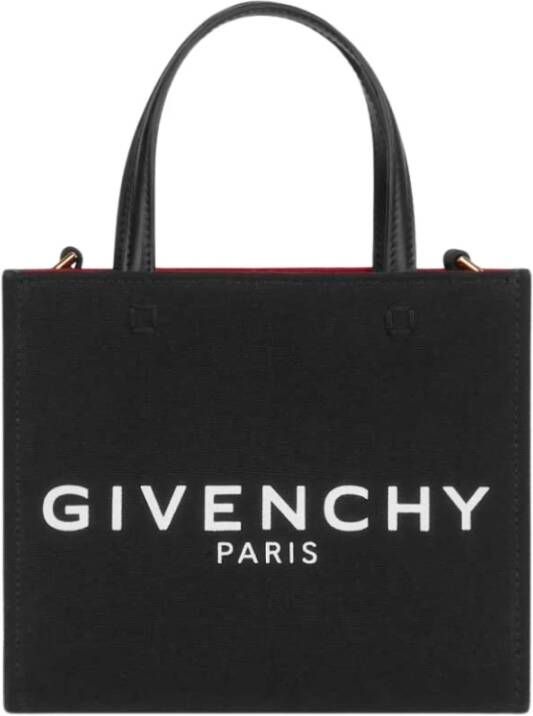 Givenchy Zwarte G-Tote Mini Tote Tas Zwart Dames
