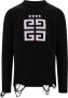 Givenchy Gezellige en stijlvolle katoenen gebreide trui Black Heren - Thumbnail 1
