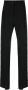 Givenchy Zwarte Broek met Ruwe Snit en Slim Fit Black Dames - Thumbnail 1