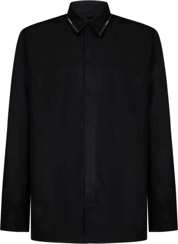 Givenchy Zwarte Overhemden met Stijl Zwart Heren