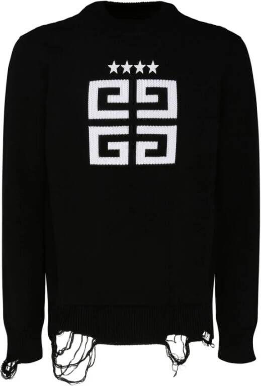 Givenchy Zwarte Sweaters voor Heren Zwart Heren