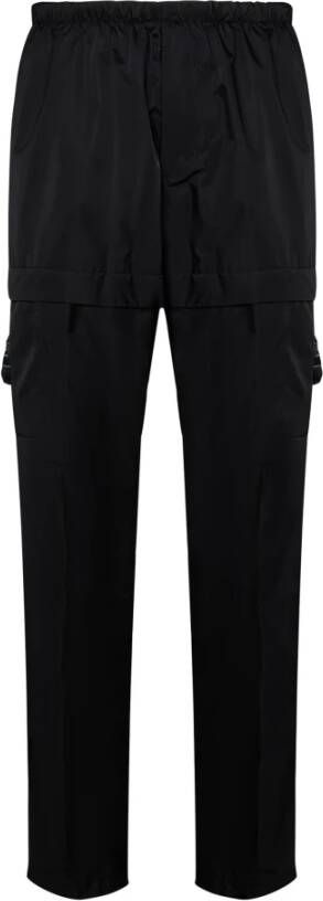 Givenchy Zwarte sweatpants met 4G gespen Zwart Heren