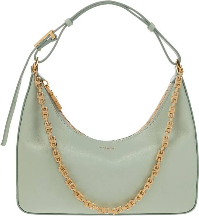 Givenchy Hobo bags Small Moon Cut Out Hobo Bag Leather in groen