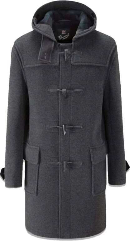 Gloverall Morris Duffle Coat Grijs Heren