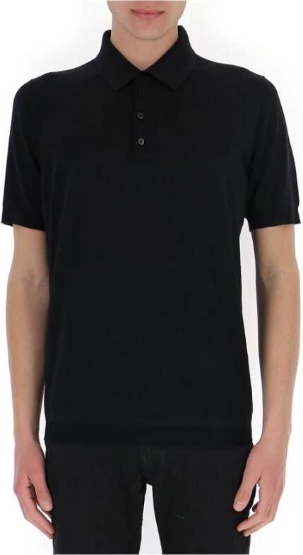Goes Botanical Polo Shirts Black Heren