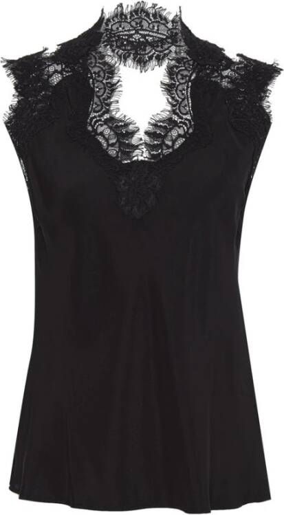 Gold Hawk Gina Silk Lace Cami Zwart Dames