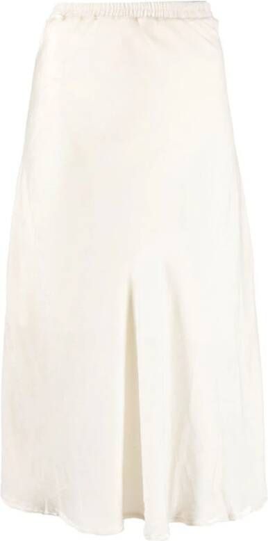 Gold Hawk Midi Skirts White Dames