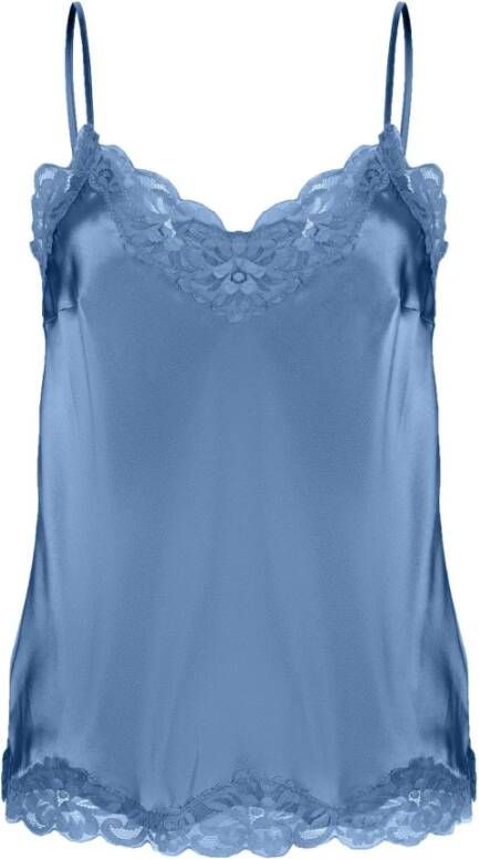 Gold Hawk Sleeveless Tops Blauw Dames
